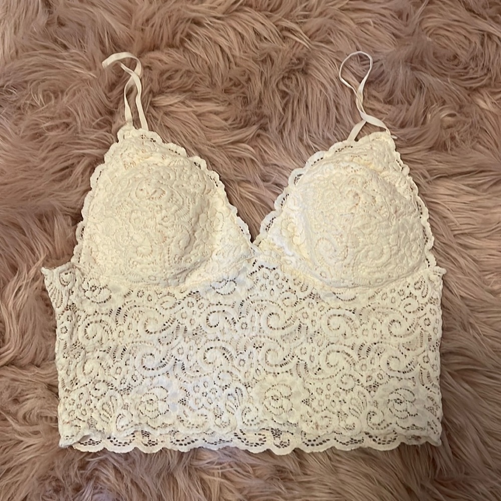 Cream Bralette/Tank